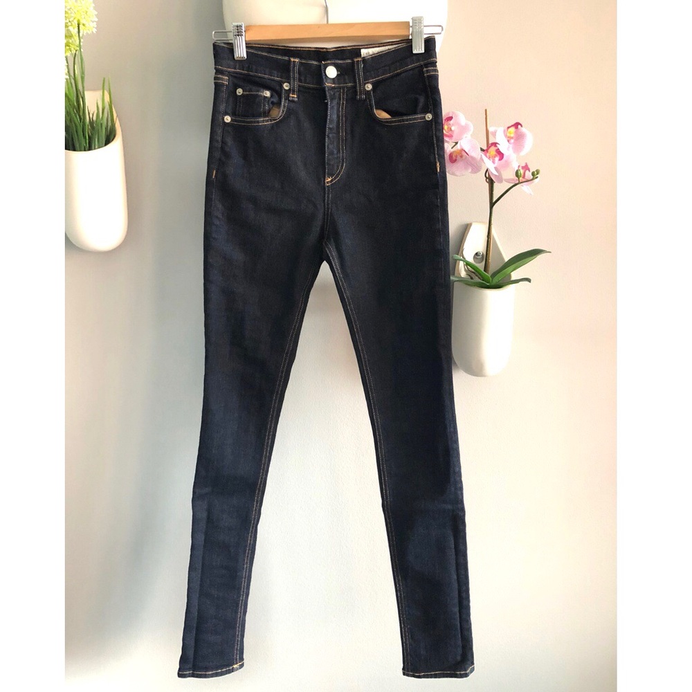 EUC Rag & bone high waisted skinny jeans